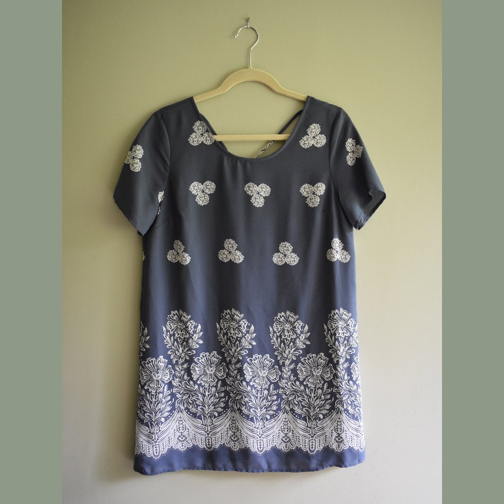 Rokoko Dark Gray Bohemian Dress